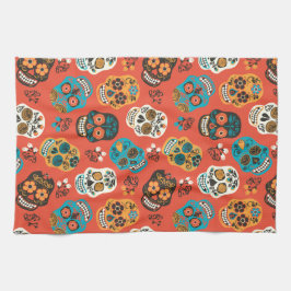 Tag der toten Zuckerrüben, orange Geschirrtuch