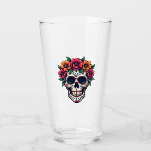 Tag der Toten Zuckerschädel � Dia de los Muertos S Glas