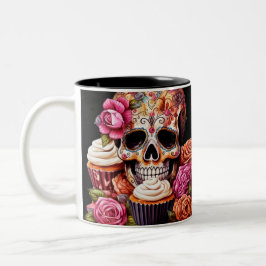 Tag der Toten Zweifarbige Tasse
