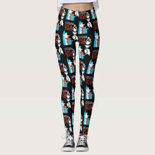 Tag der Unabhängigkeit Amerikas Leggings
