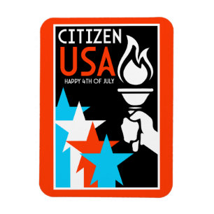 Tag der Unabhängigkeit Amerikas Magnet