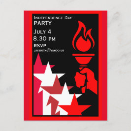 Tag der Unabhängigkeit Amerikas Postkarte