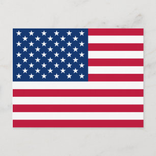 Tag der Unabhängigkeit der amerikanischen Flagge P Postkarte