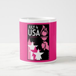 Tag der Unabhängigkeit Jumbo-Tasse