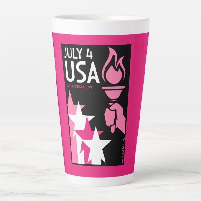 Tag der Unabhängigkeit Milchtasse (Vorderseite)