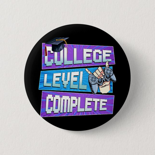 Tag der Uni Vollständiger Abschluss Jungs Ihm Button (Vorderseite)