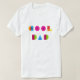 Tag der Väter der coolen Vater-farbigen geometrisc T-Shirt (Design vorne)