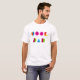 Tag der Väter der coolen Vater-farbigen geometrisc T-Shirt (Vorne ganz)