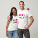 Tag der Väter der coolen Vater-farbigen geometrisc T-Shirt (Unisex)