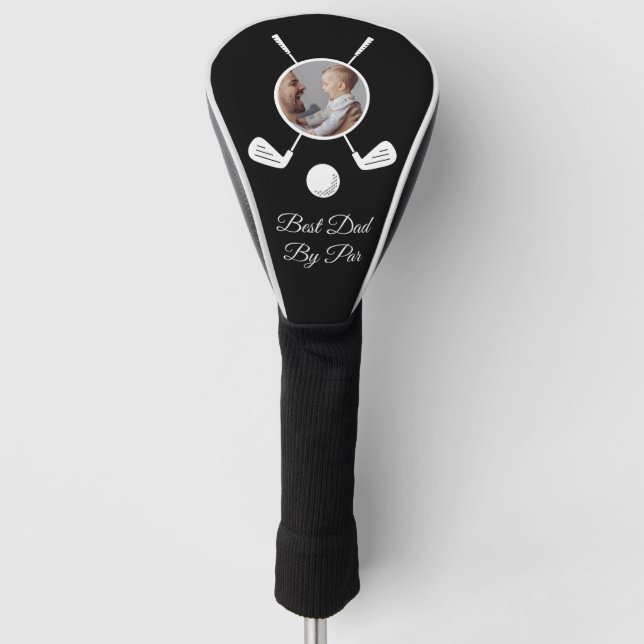 Tag der Väter im personalisierten Foto Golf Headcover (Vorderseite)