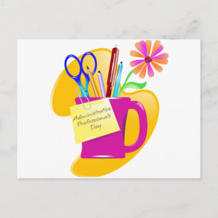 Tag der Verwaltungsfachangestellten-Design Postkarte