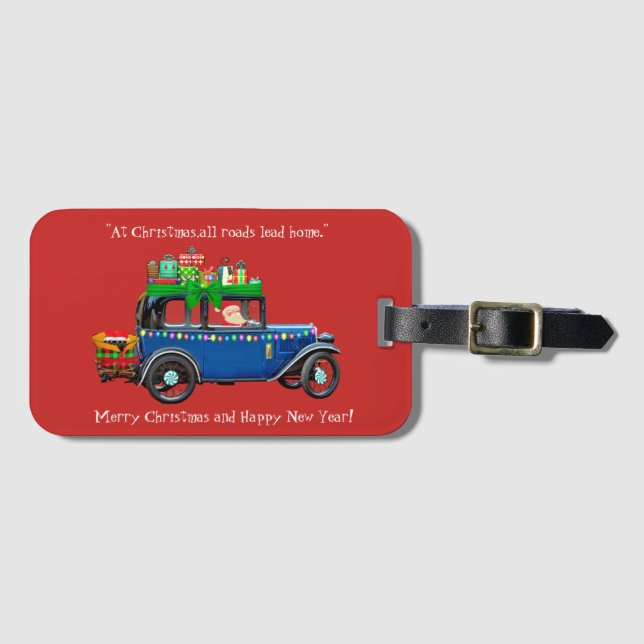 Tag der Weihnachtsstraße Gepäckanhänger (Vorderseite (Horizontal))