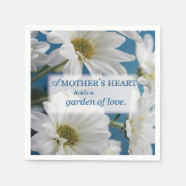 Tag der Weißen Daisies Garten der Liebe Blue Sky Serviette