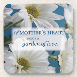 Tag der Weißen Daisies Garten der Liebe Blue Sky Untersetzer