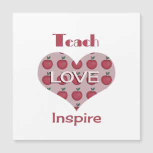 Tag der Wertschätzung für Lehrer Magnetkarte