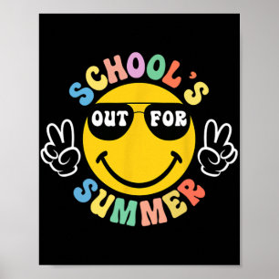 Tag des Abschlusses Groovy Schools Kinder im Somme Poster