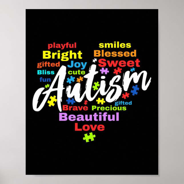 Tag des Autismus Poster (Vorne)