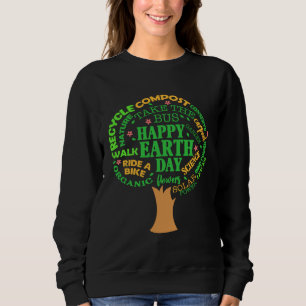 Tag des Baumes Umweltbewusstsein Naturliebhaber Sweatshirt