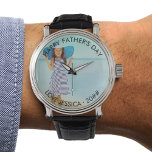 Tag des benutzerdefinierten Fotos und der Grußmörd Armbanduhr<br><div class="desc">Individuelle Foto-Uhr - perfekt für jeden Anlass. Die Fotovorlage ist für Sie Set, um Ihr eigenes Foto hochzuladen und Sie können auch alle Texte bearbeiten. Die Beispielformulierung lautet "Happy Vatertag Liebe von [Name] ・ [Jahr]", die alle personalisiert sein können. Mit Square Foto oder Instagram kann am einfachsten gearbeitet werden -...</div>