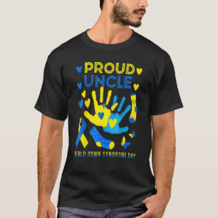 Tag des Bewusstseins für das Proud Onkel T21 World T-Shirt