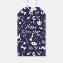Tag des blauen Vaters Geschenkanhänger