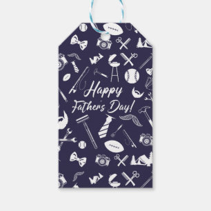Tag des blauen Vaters Geschenkanhänger