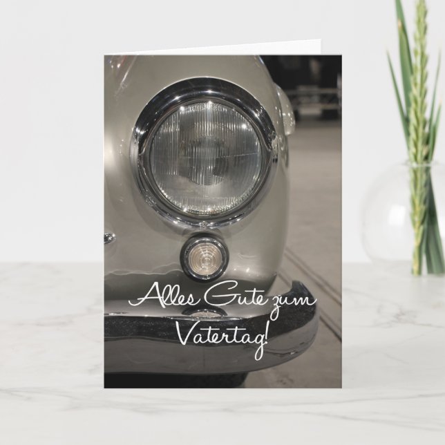 Tag des deutschen Vaters Karte (Vorderseite)