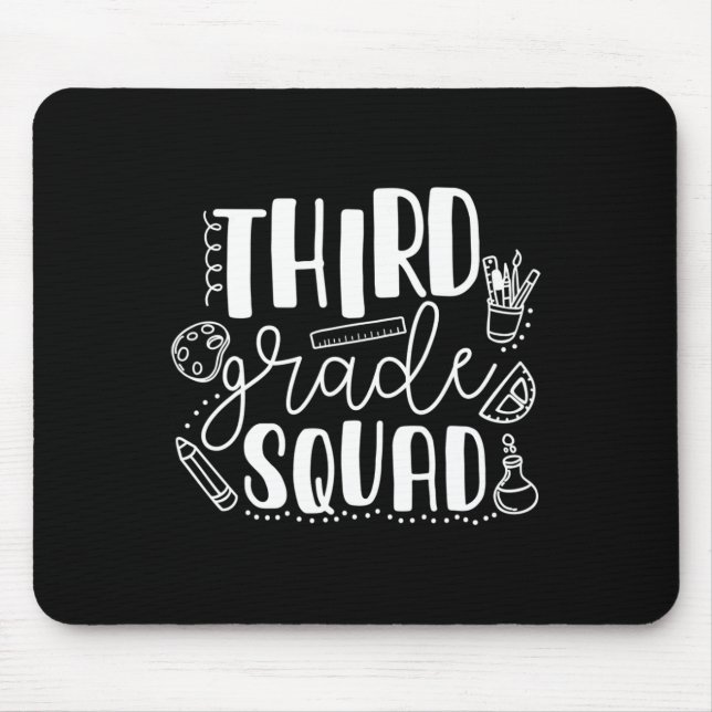 Tag des dritten Schultages Mousepad (Vorne)