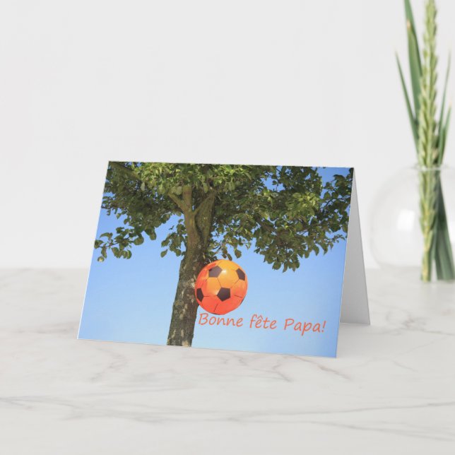 Tag des französischen Vaters Karte (Vorderseite)