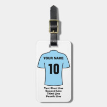 Tag des Fußballspiels - mit Sky Blue Shirt