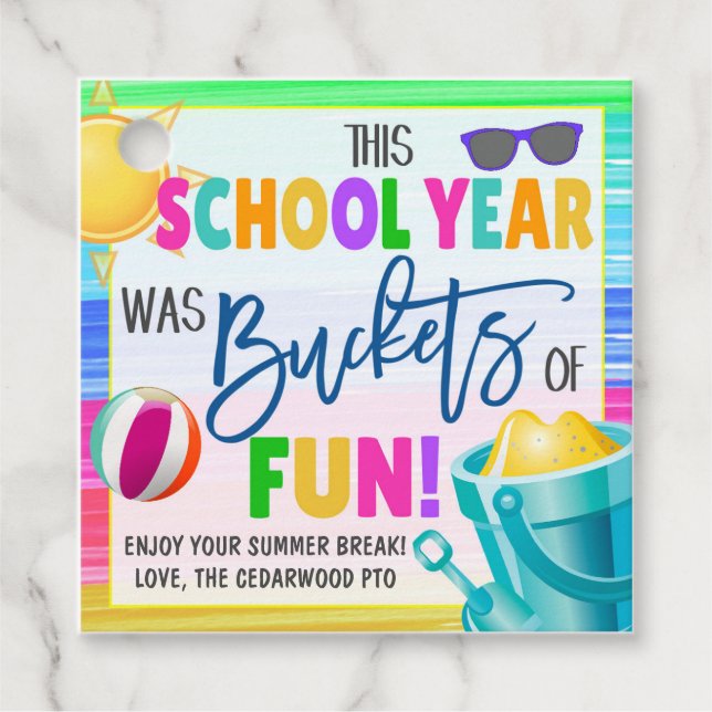 Tag des Geschenkes Geschenkanhänger (Vorderseite)