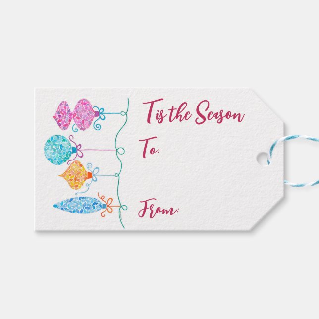 Tag des Geschenkes Geschenkanhänger (Vorderseite (Horizontal))