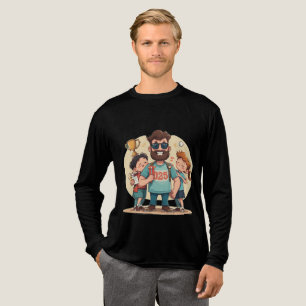 Tag des glücklichen Vaters 2025 Tri-Blend Shirt