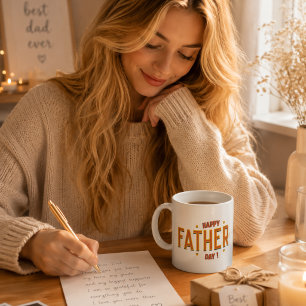 Tag des glücklichen Vaters - herzliches Geschenk f Kaffeetasse