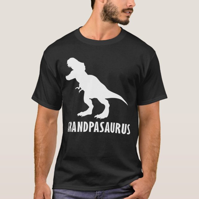 Tag des Großvaters Dinosaurier T-Shirt (Vorderseite)
