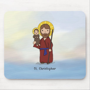Tag des Heiligen Christophorus Mousepad