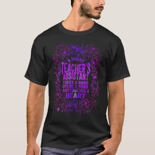 Tag des Lehrerassistenten Nimm eine Hand öffne ein T-Shirt