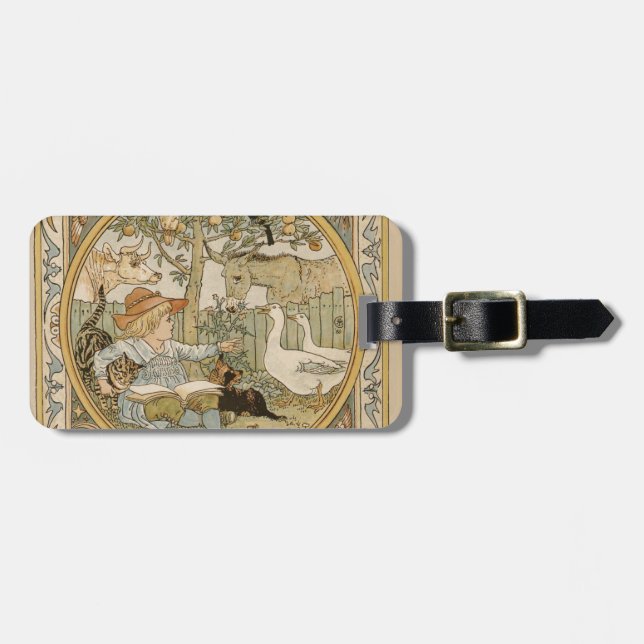 Tag des Lesens der Fun-Tasche Gepäckanhänger (Vorderseite horizontal)