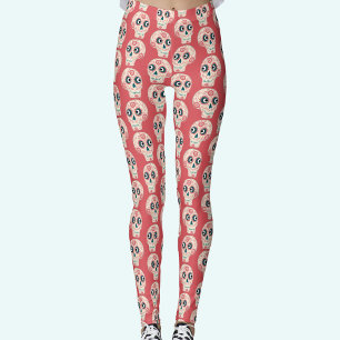 Tag des mexikanischen Zuckerschädels der Leggings