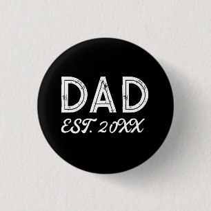 Tag des personalisierten Vaters Vater Button