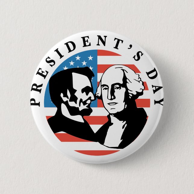 Tag des Präsidenten Button (Vorderseite)