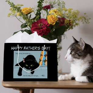 Tag des schwarzen Katzen-Vaters Große Geschenktüte