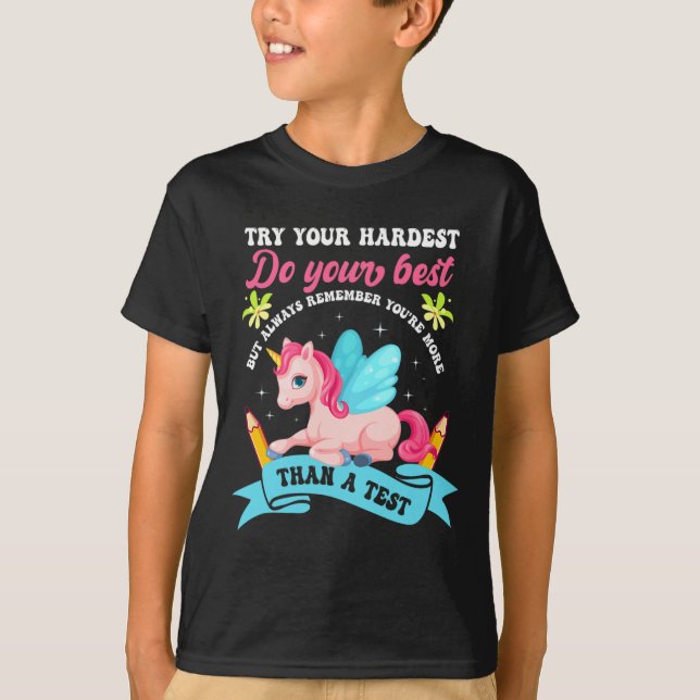 Tag des Shirts Einhorntest (Vorderseite)