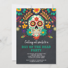 Tag des Toten Halloween-Party Einladung