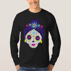 Tag des Toten Latino Spanisch Mexikanisch Männer F T-Shirt
