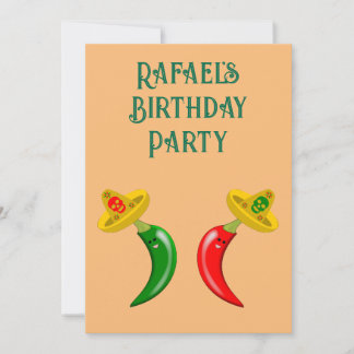 Tag des Toten Mexikanischen Chilis - Geburtstag na Einladung