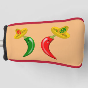 Tag des Toten Mexikanischen Chilis Golf Headcover