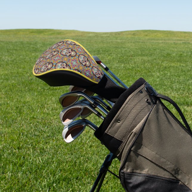 Tag des Toten Musters Golf Headcover (In SItu)
