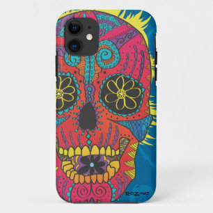 Tag des Toten Regenbogens Skull Daisy Stamm Tattoo Case-Mate iPhone Hülle