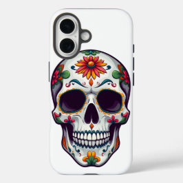 Tag des Toten Schädels iPhone 16 Hülle